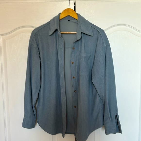 Corduroy Long Shirt - Picture 1 of 3